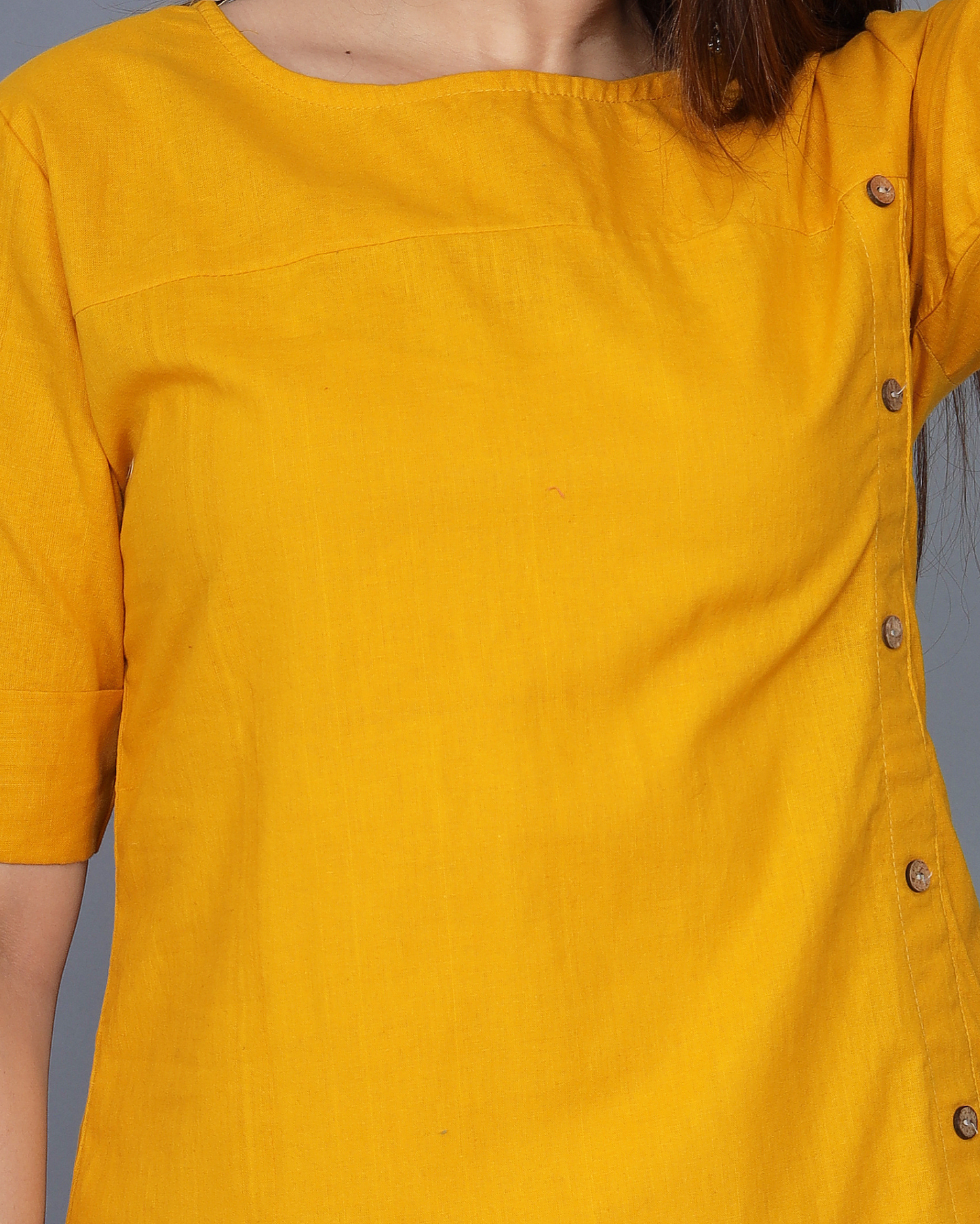 Mustard Rayon Top Elegant and Versatile for Every Occasion