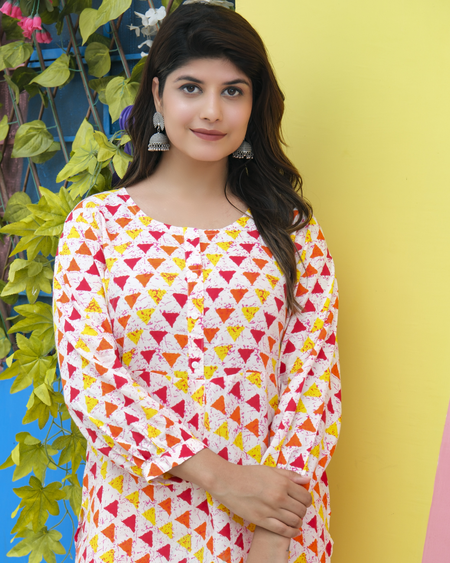 Samosa Cotton Printed Co-ord Set Unique and Comfortable Outfit
