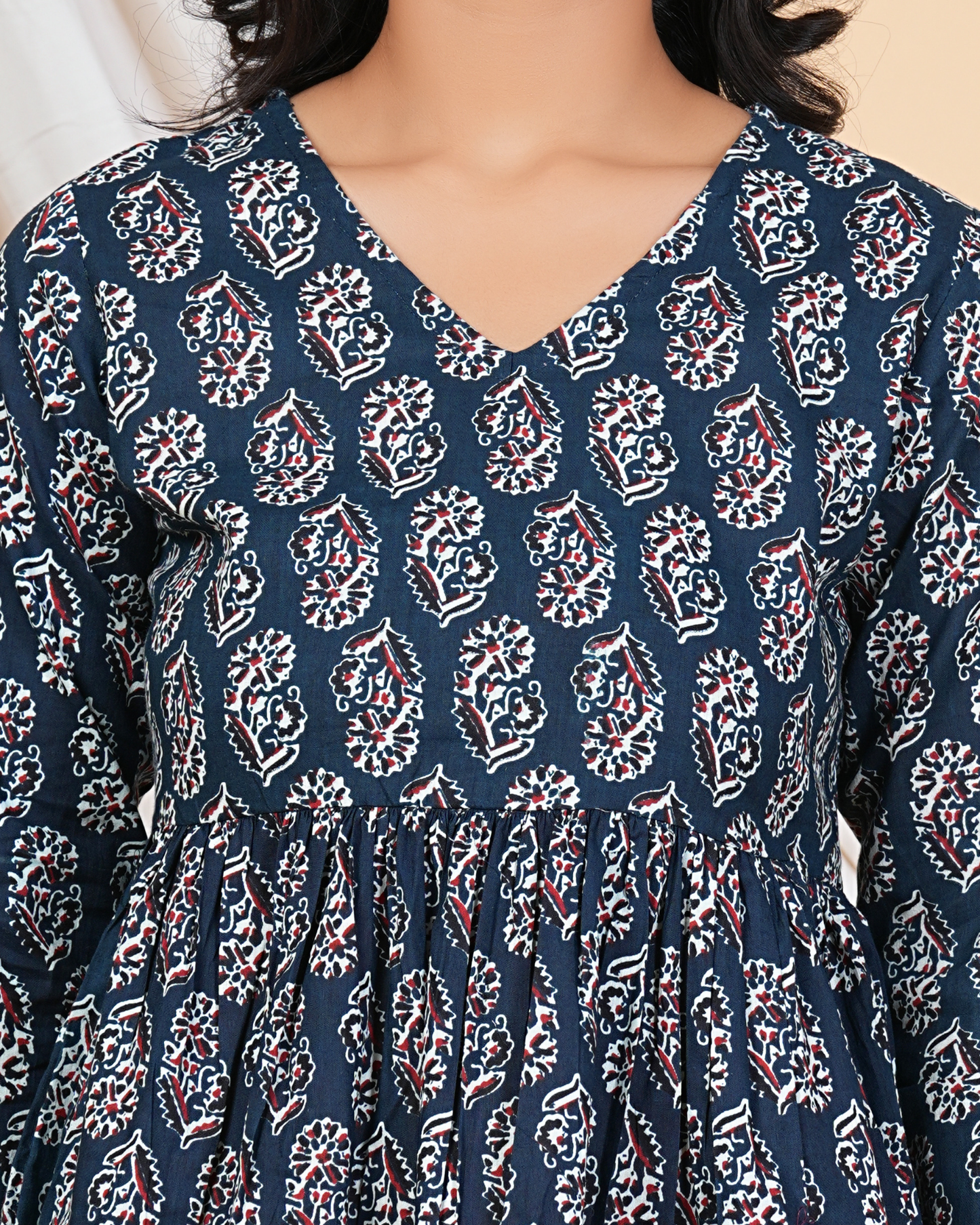 Blue Butta Cotton A Line Top Everyday Comfort in Style
