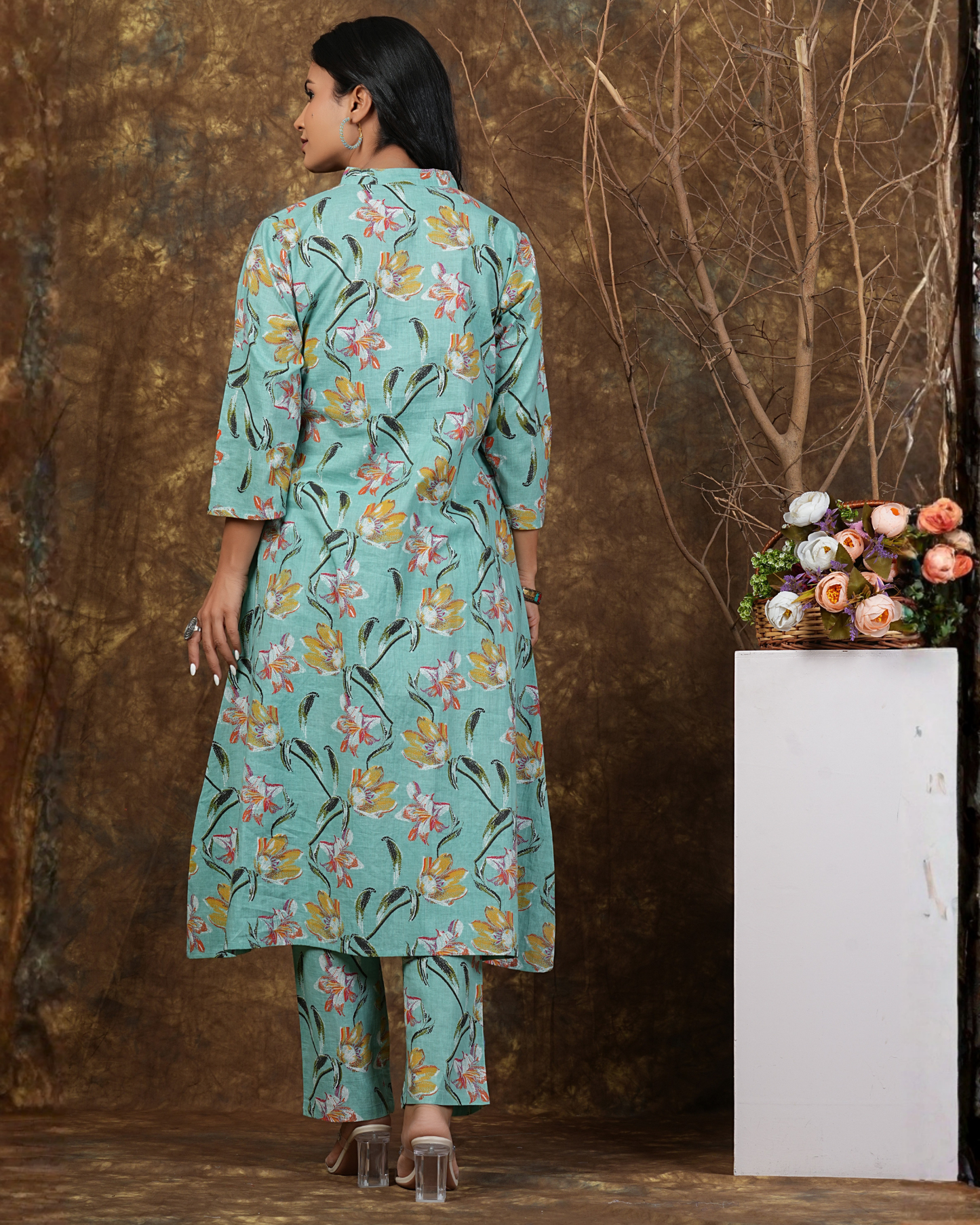 Elegant Pista Cotton Code Set for Comfortable Everyday Wear