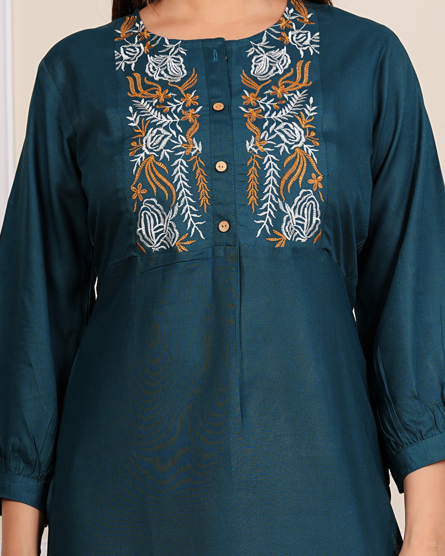 Rama TanaBana Rayon Embroidered Co-Ord Set