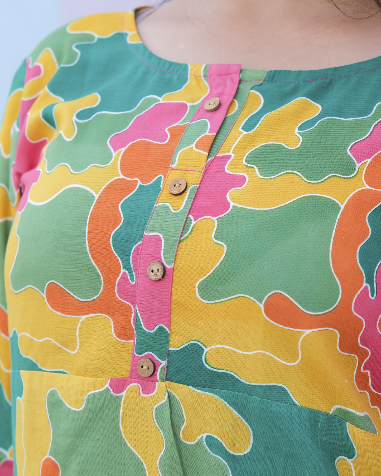 Mix Cotton Printed Co-ord Set Stylish and Comfortable Wear