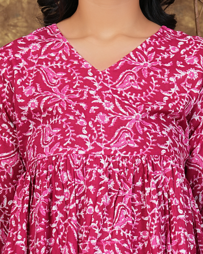 Stylish Rani Cotton Top Simple Soft and Easy to Wear