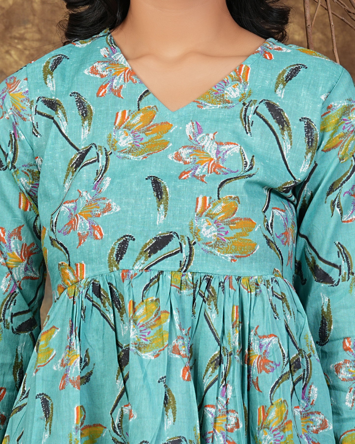 Pista Green Cotton Top Fresh & Comfortable Everyday Wear